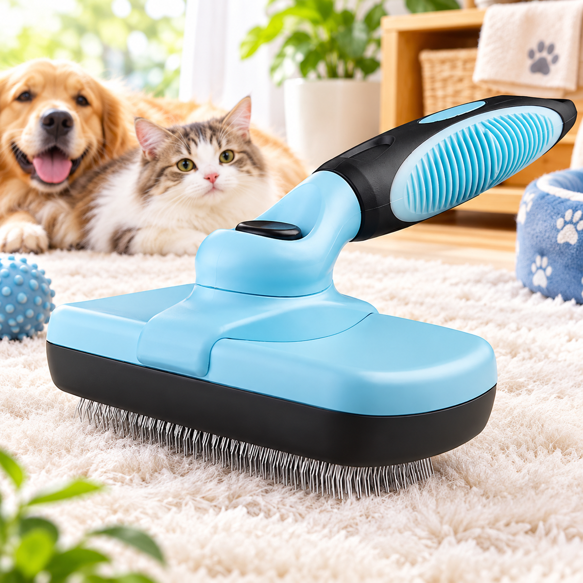 DreamNest Retractable Slicker Brush