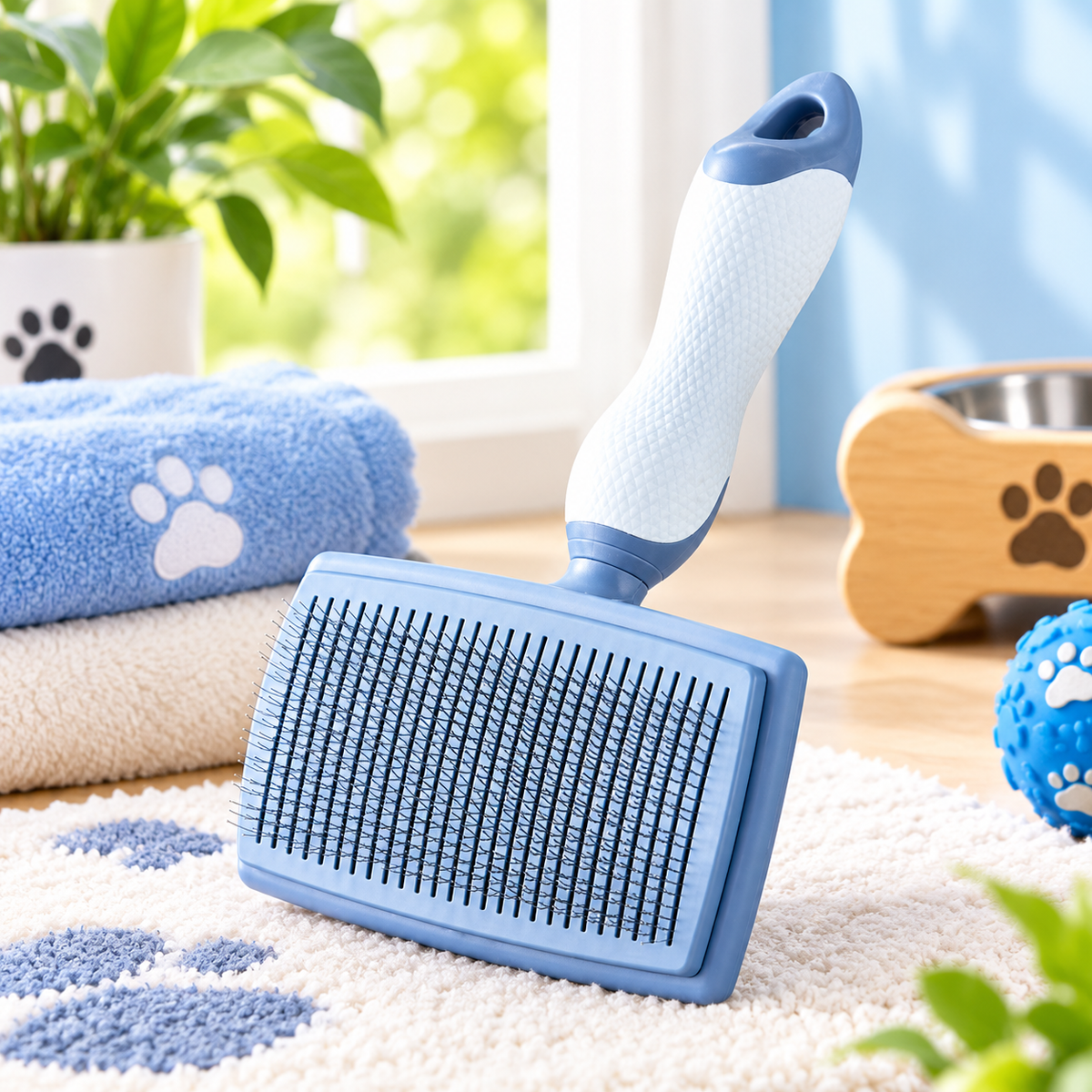 DreamNest Self Cleaning Slicker Brush