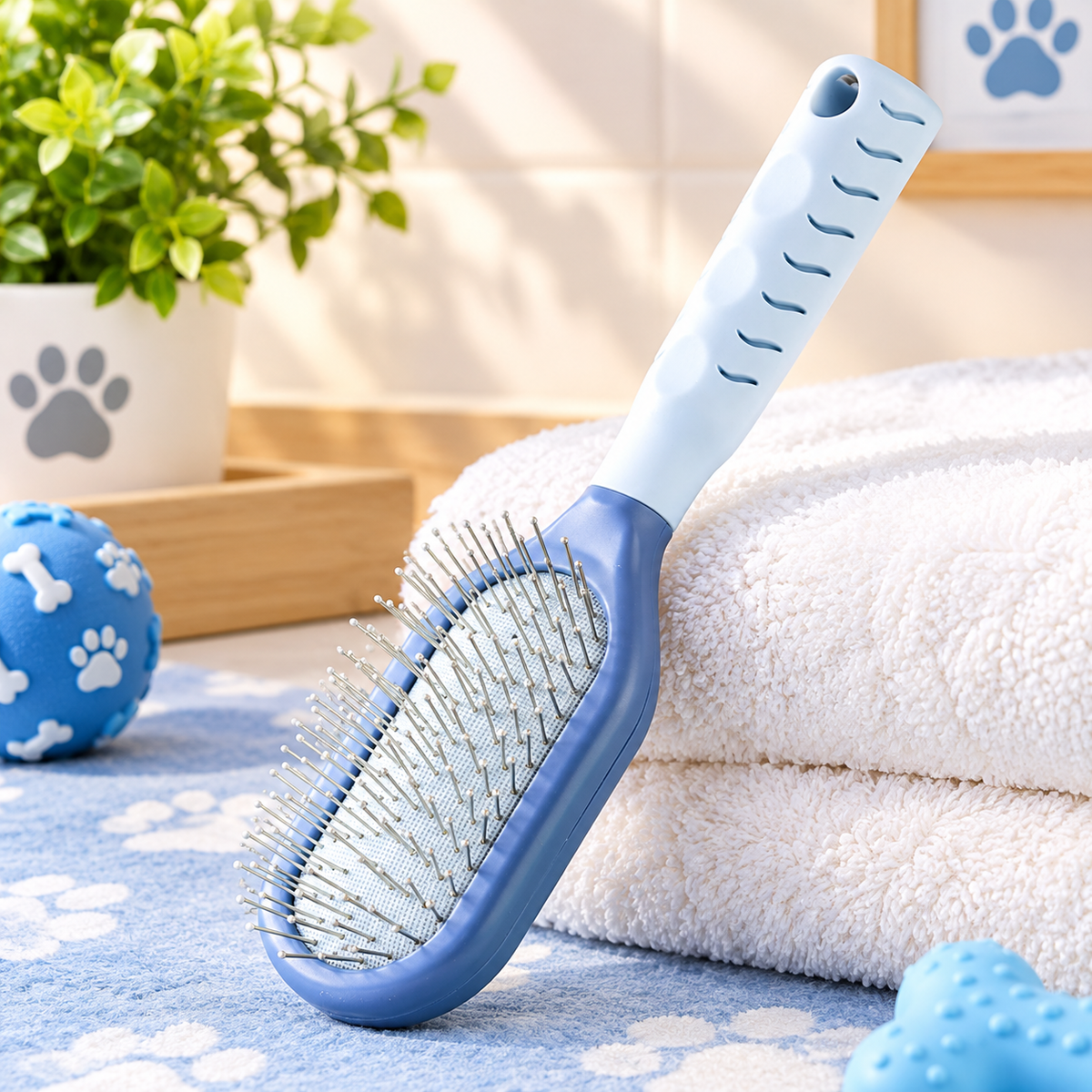 DreamNest Comfort Pin Grooming Brush
