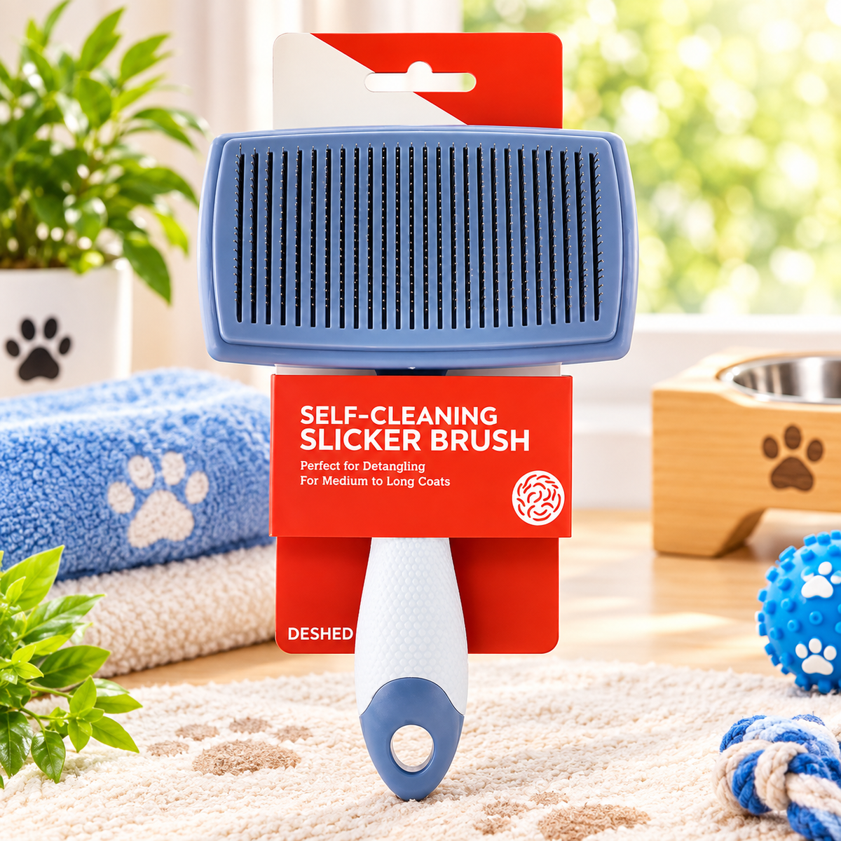 DreamNest Self Cleaning Slicker Brush