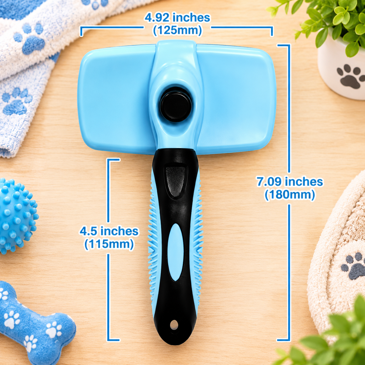 DreamNest Retractable Slicker Brush