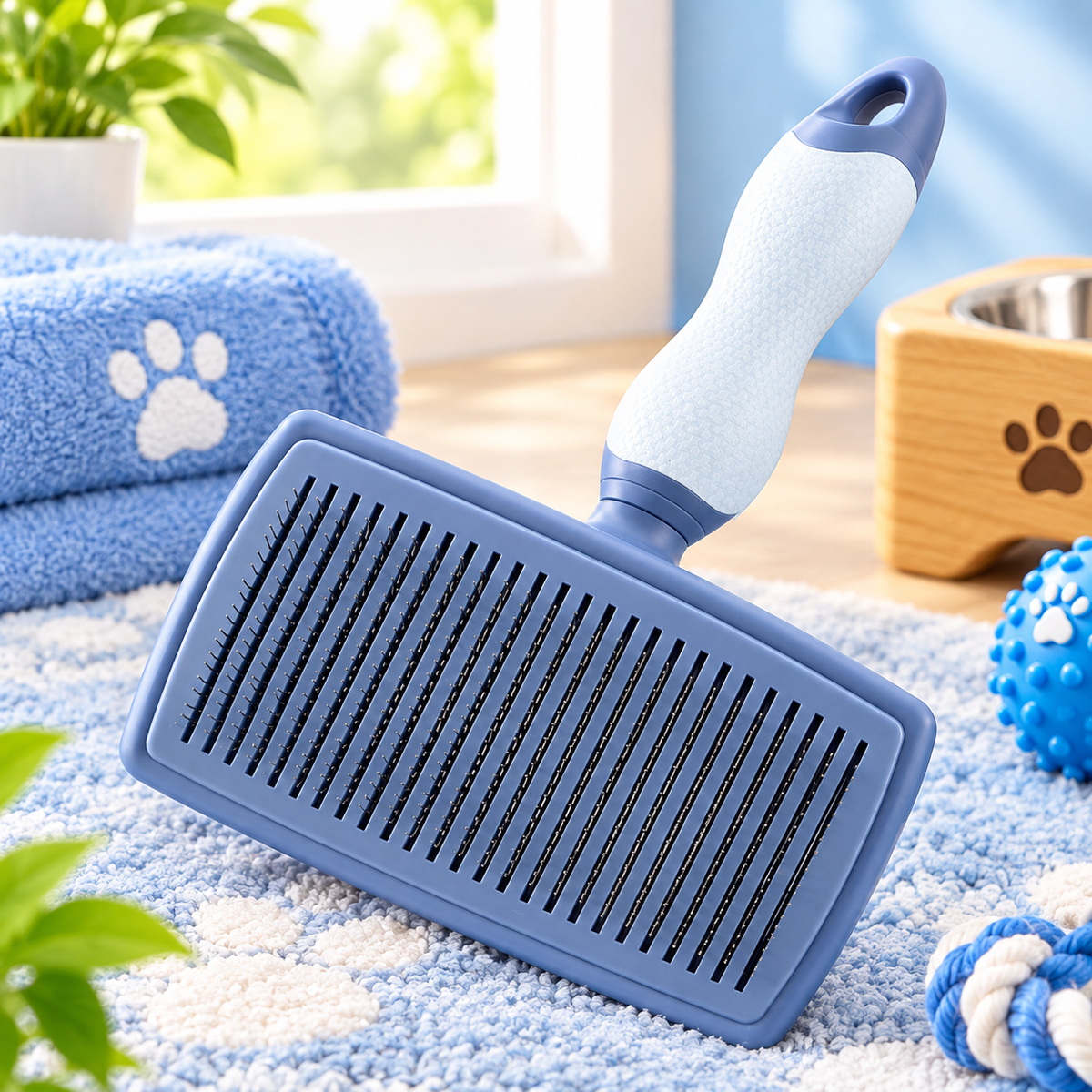 DreamNest Self Cleaning Slicker Brush