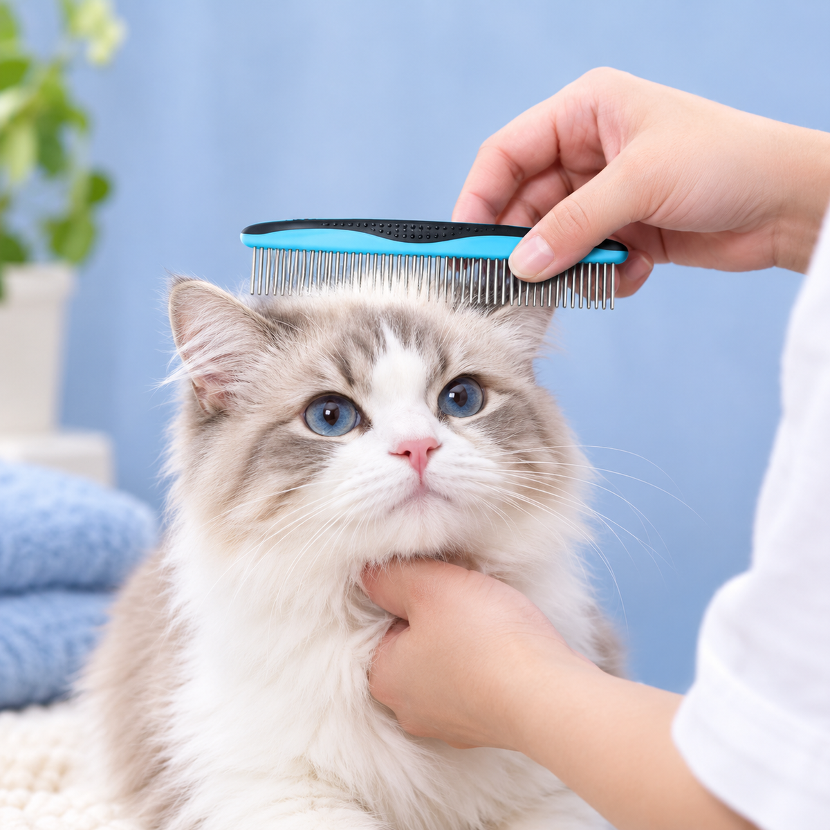 DreamNest Dual Size Pet Comb Set