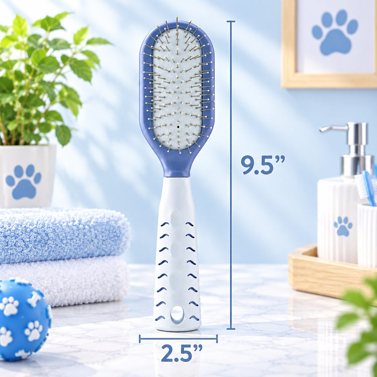 DreamNest Comfort Pin Grooming Brush